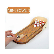 Mini bolos, juegos de mesa interactivos para padres e hijos, juguetes educativos de madera para niños, juego de