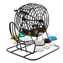 Mini Bingo Draw Machine Drinking Game Set Adult Party Bar Home Game