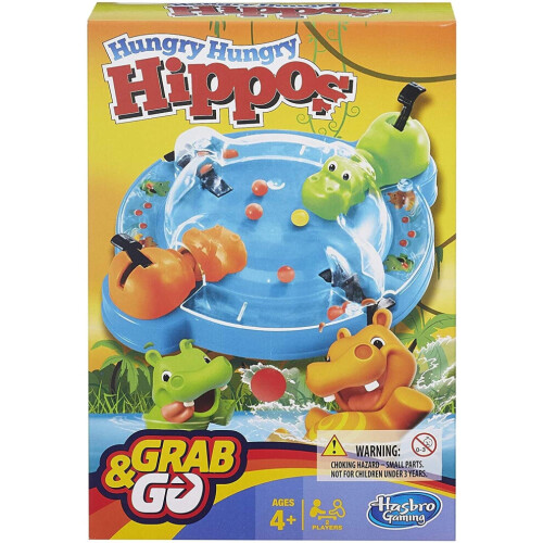 Jogo de Pegar e Levar Elefun e Amigos Hungry Hippos da Hasbro Gaming