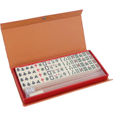 Mini Mahjong Set 4 tessere vuote Supporta più gameplay Mahjong Set con custodia da viaggio Gioco di tessere Mahjong