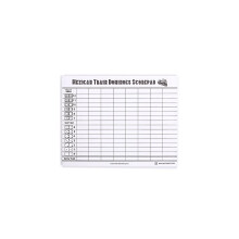Bloc-notes de dominos mexicains - 50 feuilles