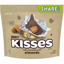 Hershey's Kisses Milk Chocolate & Almond, Share Size 283g