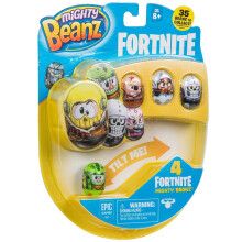 Mighty Beanz Fortnite 4 Pack - Tyylit voivat vaihdella
