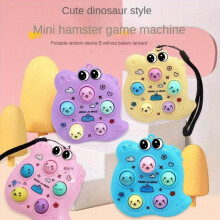 Mini brinquedo de bolso whack a mole, chaveiro de desenho animado, jogo criativo de descompressão