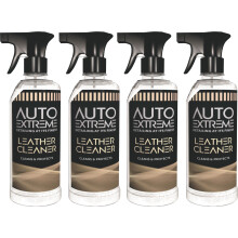 4 x 750ml LEATHER CLEANER SPRAY CAR VALETS REVIVE INTERIOR TRIM