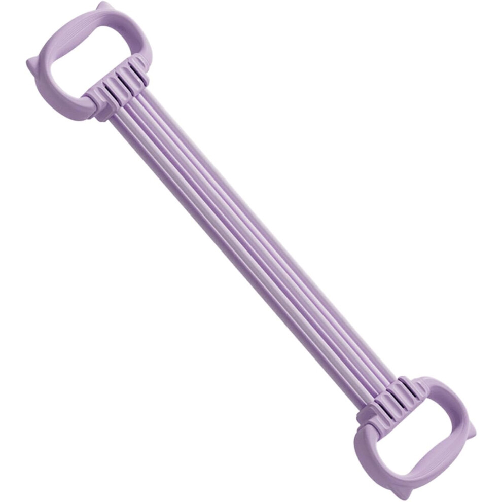 (Purple) Resistance Rope, Resistance Training Band, Back Training Workout, Elastic Ropes, Arm Trainer, 6-Speed Shoulder Exercise Tension Rope, Ergonom Purple