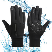 (C, l) Windproof Touchscreen Gloves, Warm Snow Gloves | Waterproof Winter Gloves Touchscreen Pocket Gloves - Riding Snowboard Gloves, Warm Non-Slip Girls