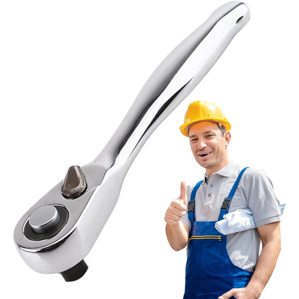 Precision Wrench, Quick Wrench, Multipurpose Ratchet with 72 Teeth, Carbon Steel Wrench, Rotating Ratchet Screwdriver, Household Screwdriver, Home