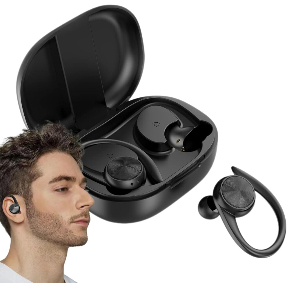 Wireless Earbuds, Headphones Earbuds, Waterproof Headphones - Sports Headphones with Microphone, Noise Cancelling, Ergonomic In-Ear Earphones for Pad