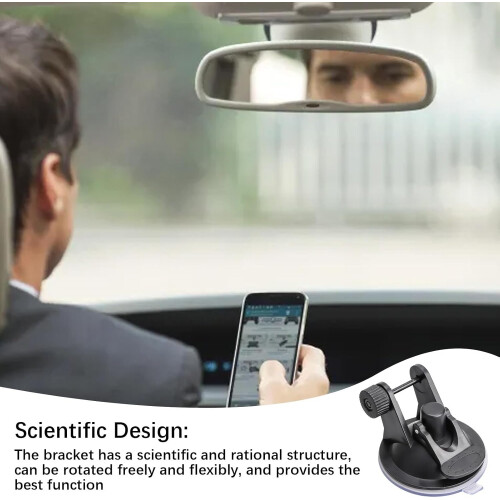 Dash Cam Mount, Dash Camera Mount, Versatile 180 Degree Adjustable Dashboard Cam Mount for Car Dashboard, Windshield, Driving Recorder, GPS 1