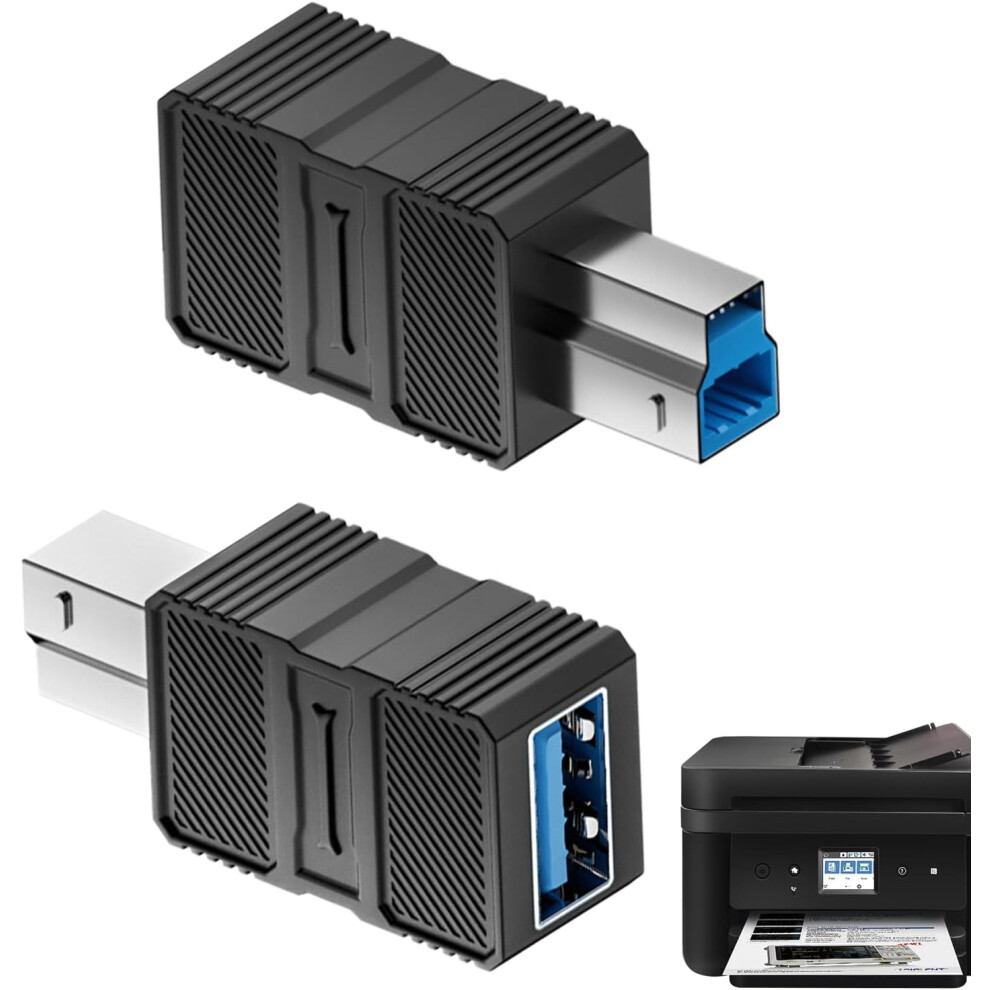 (A female to B male 3.0) External Hard Drive Adapter - USB to B 3.0 Connector Adapter,Plug and Play Connector, High-Speed Data Transfer Converter for