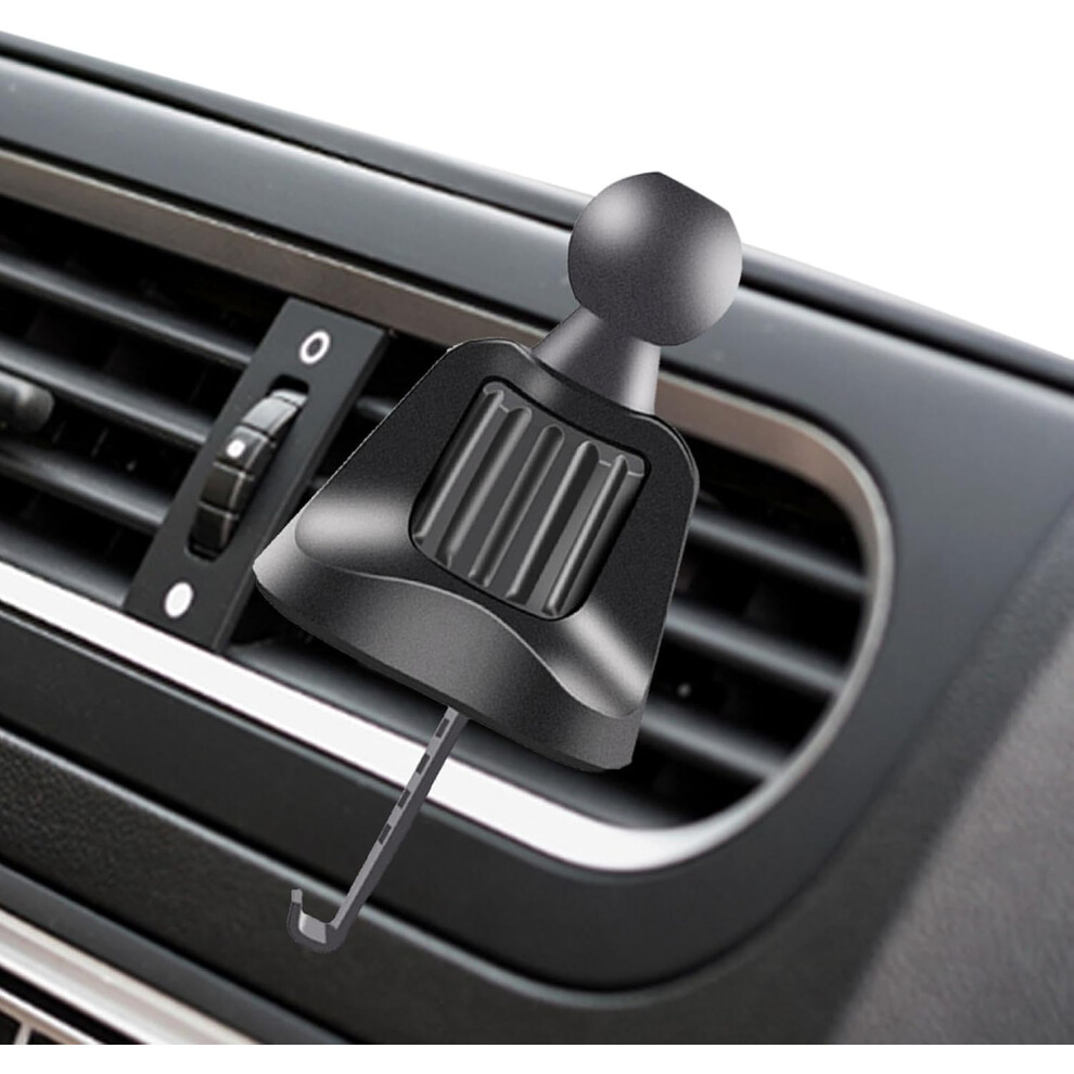 (Ball head 17mm horizontal and vertical inclined ai) Phone Holder for Car | Retractable Car Mount Air Vent Clip,Upgrade 360 Degree Rotating Air Vent Phone Holders with Adjustable Hook Compatible with