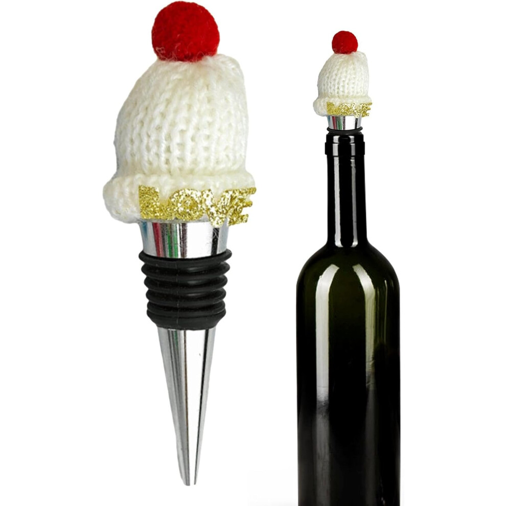 Wine Toppers for Wine Bottles,Beautiful Wine Beverage Bottle Stoppers Wine Saver Stoppers | Creative Wine Preserver Christmas Wine Bottle Decoration