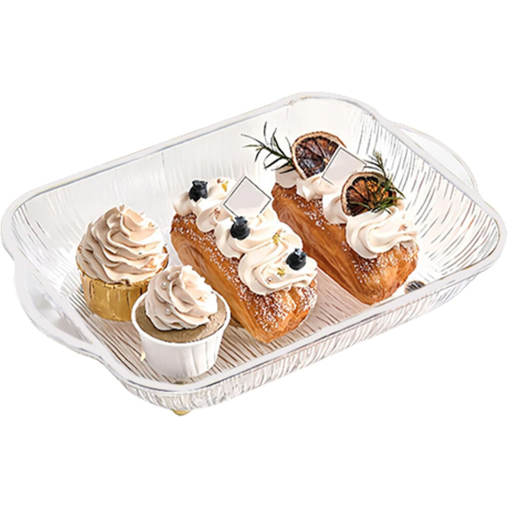Fruit Plate, Decorative Fruit Bowl, Translucent Fruit Bowl, Fruit Bowls, Base Bowl for Sweets and Snacks for the Household, Countertop Dessert