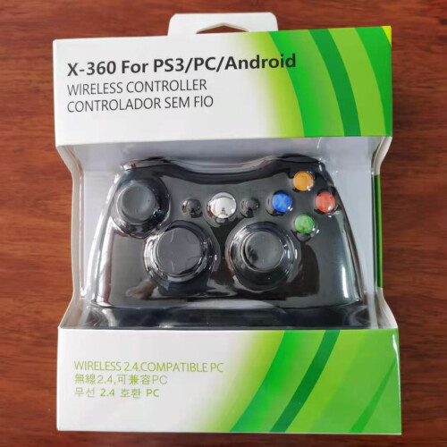 (Black) 1pcs Genuine Wireless Game Controller For Microsoft Xbox 360 Black Gamepad