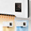Wall Mounted Air Conditioner Mini Cooling and Heating Air Conditioner with Remote Control for 7