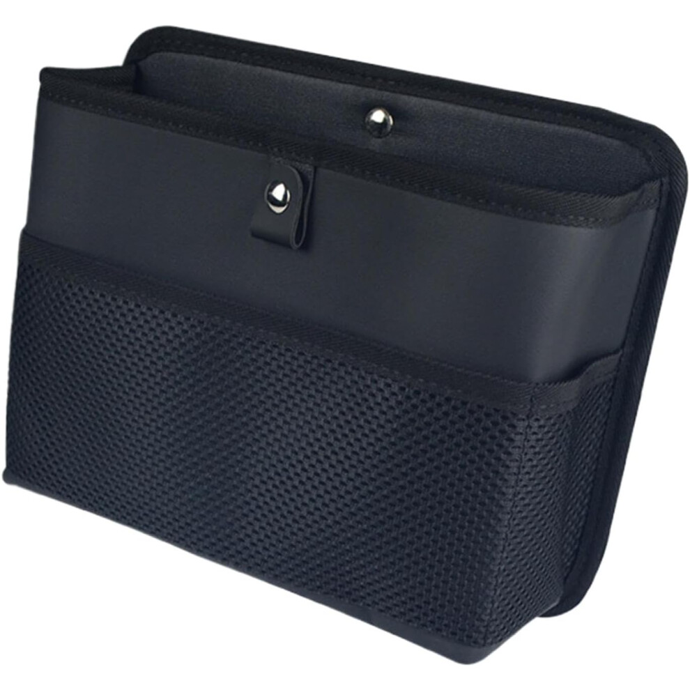 (Black) Car Trash Can for Backseat, Back Seat Car Organiser | PU Leather Multifunctional Car Trash Bags - Car Trash Bags, Car Seat Organiser for Backs