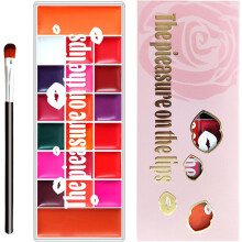 Lip Palette - 20 Colors Eye Shadow Palette Makeup | Smudge-Proof Matte Tinted Creamy Eye Shadow Blush Waterproof for Bridal Stage Performance
