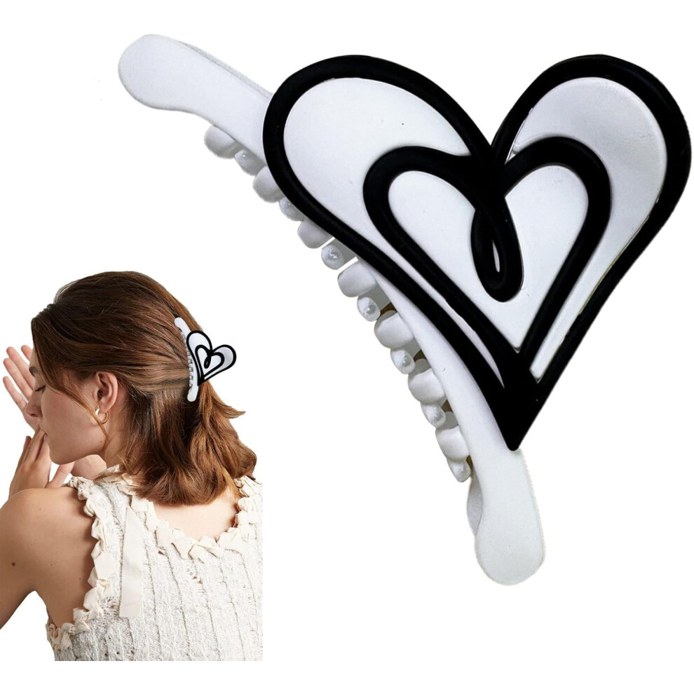 Hair Claw Clip Ponytail Clip for Women | Cute Solid Claw Clip Holder | Bright Color Hair Styling Tool for Sports, Dating, Going Out, Daily Use, Party