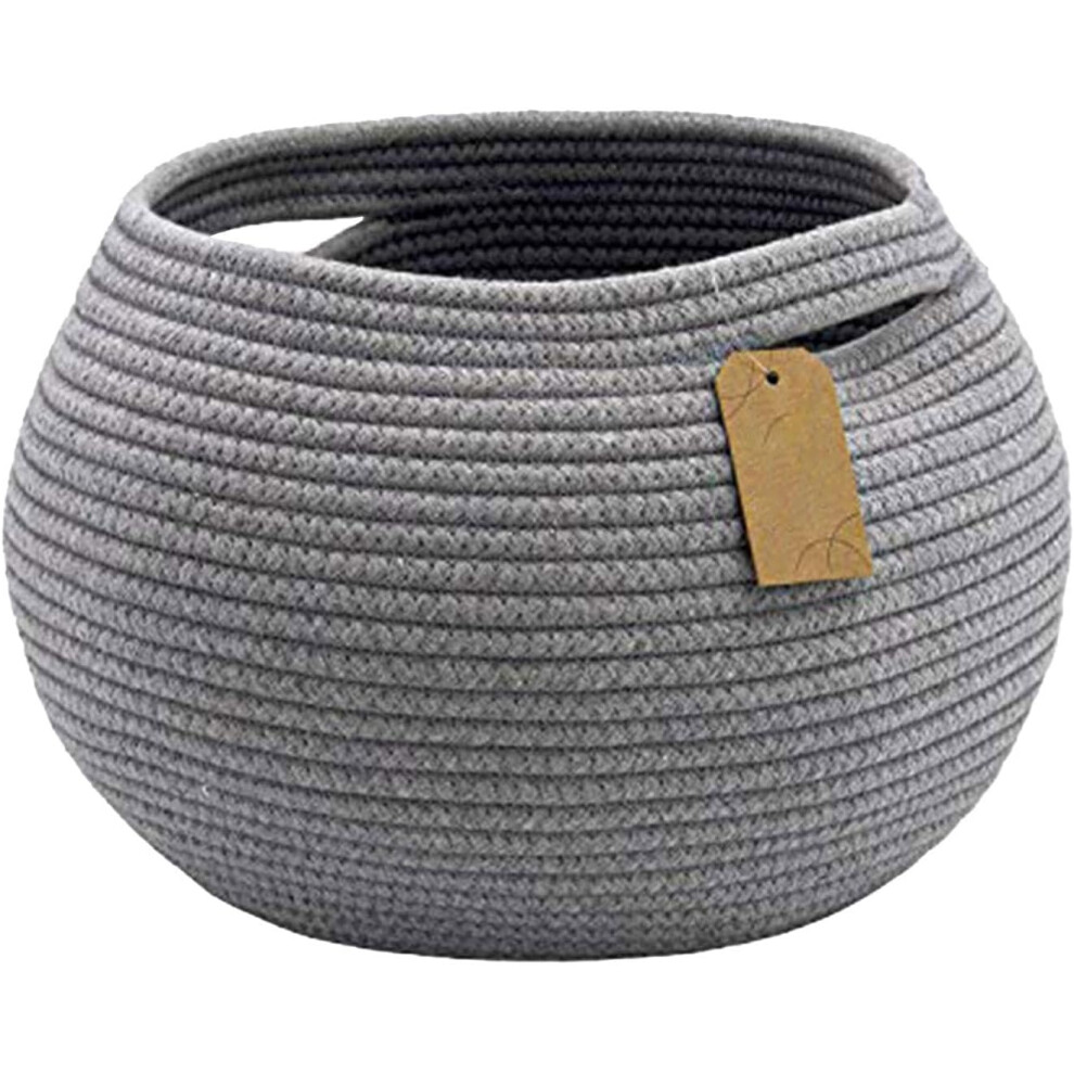 Cotton Rope Storage Basket, Cotton Rope Braided Storage Basket, Toy Storage Basket, Altar Shaped Design Towel Baskets for Bathroom