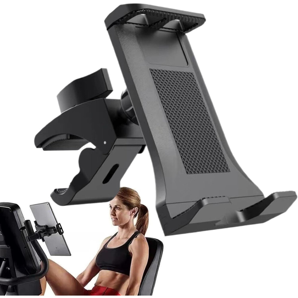 Handlebar Mobile Phone Holder, Fitness Treadmill Mobile Phone Holder, Anti-Shake Phone Holder, Fitness Mobile Phone Handlebar Clamp, Exercise Phone