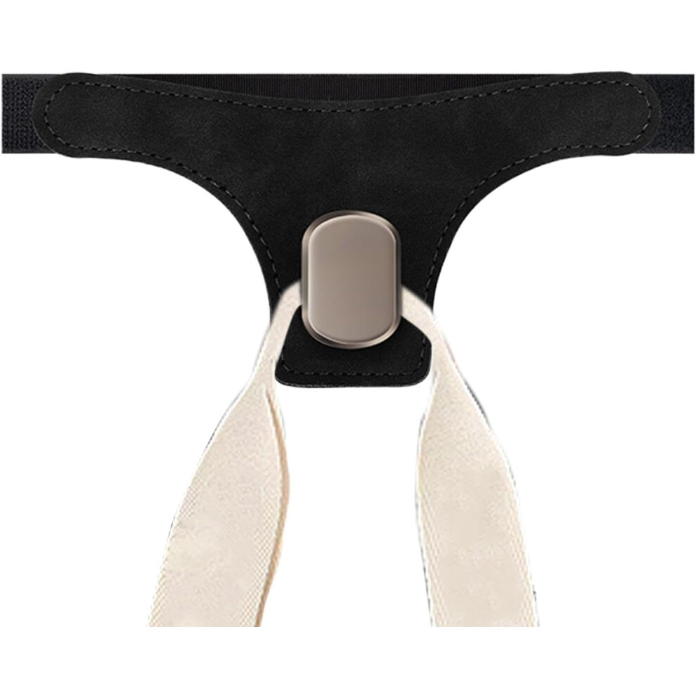 (Black) Car Headrest Hook - PU Leather Seat Back Hooks Hanger - Strong Load-Bearing Vehicle Storage Tool for Storing Coats, Shopping Bags, Umbrellas,