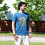 Unisex Stonewashed Nomad Sari T-Shirts (Chakra) 2