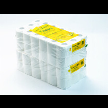 (Pack of 72) 72 Pack Jumbo White Toilet Rolls – 2-Ply High-Quality Embossed Bathroom Tissue | Soft, Strong & Absorbent Toilet Paper & Wipes