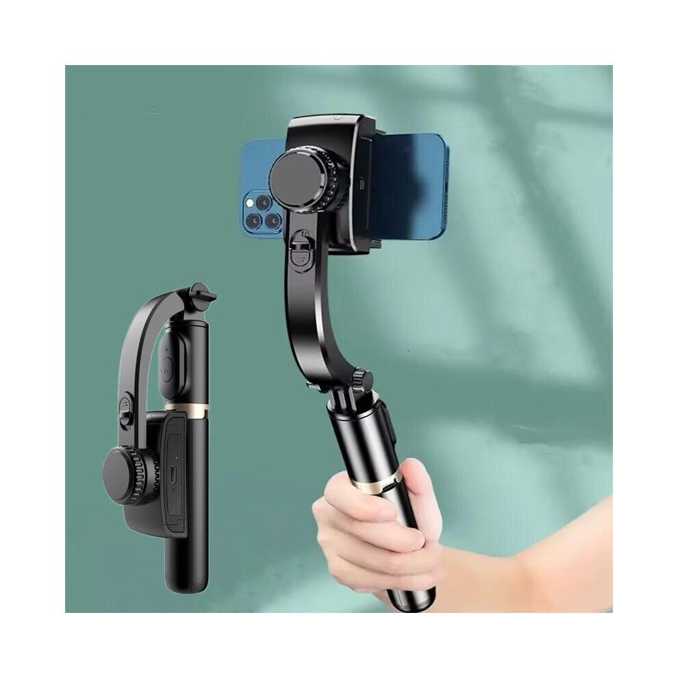 (, 1Pc) Phone Gimbal Stabilizer, Anti-Shake Wireless Bt Selfie Stick Tripod, Smartphone Live Streaming Tripod, Durable Selfie Accessories For Sma Black 4761048895398