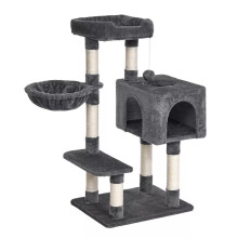 (Default) 3'2ft Dogat Cat Tree 100cm Cat Tower, Scratching Post Climbing Tower for Indoor Cats House