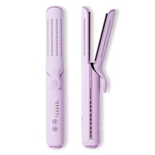 (purple-1) Auto hair curling Fully automatic rotating electric curling stick, automatic curling machine clamp curling Comfort for Back To School