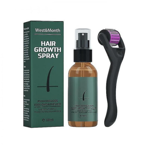 30ml Beard Growth Kit, Beard Kit with Beard Roller Beard Growth Serum Spray, Beard Growth