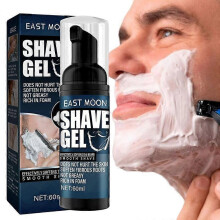 60g Shave Gel Foam Gentle Moisturizing Shaving Cream for Refreshing Cleaning Softening Beard 2.02 Fl Oz Shaving Gel for Men