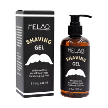 Men's Shaving Gel 237ml Clean Beard Series Shaving Foam Mild And Non Irritating To The Skin