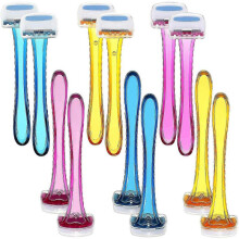 12pcs Women's Razor Bikini Trimmer Durable Travel Accessories Women Razors Shaver Pubic Hair Removal Beauty Razor
