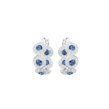 (5418270) SWA High Quality Original Women's Necklace, Bracelet and Earrings Set, Angelic Square Series Jewelry Set, Fit Original Brand Suitable for Holiday Gift