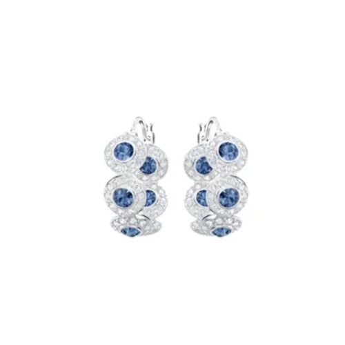 (5418270) SWA High Quality Original Women's Necklace, Bracelet and Earrings Set, Angelic Square Series Jewelry Set, Fit Original Brand Suitable for Holiday Gift