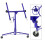 11ft Drywall Lifter with Rolling Casters Panel Hoist 3
