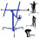 11ft Drywall Lifter with Rolling Casters Panel Hoist 4