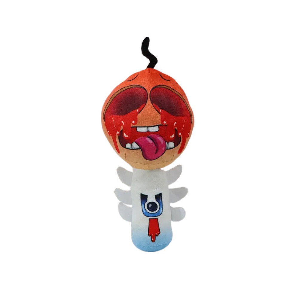 (Red White) Incredibox Italian Sprunki Brainrot Al Plush Toy Stuffed Decoration Doll Gift White,Red