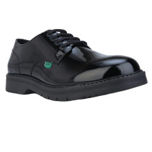 (6 UK, Black) Kickers Womens/Ladies Finley Patent Leather Lace Up Shoes