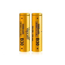 2x Vapcell B30 18650 3000mAh 3.7V Battery 20A IMR + case