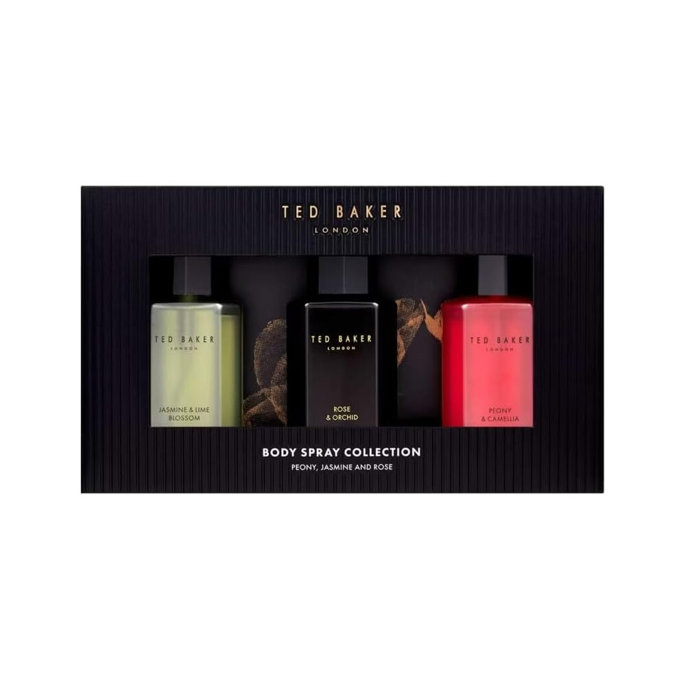 Ted Baker Body Spray Trio Collection Gft St for Wmn 3x50ml R/O P/C J/L