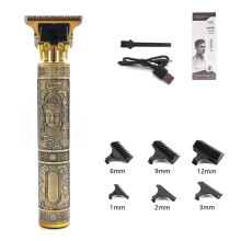 T9 Professional Hair Trimmer Machine Μεταλλικό σώμα από ανοξείδωτο ατσά