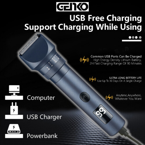 GENKO 5 IN 1 Multi-Functional Hair Clipper Set για Άνδρες Αναβαθμισμένη συνδυαστι 2