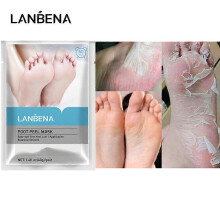 (As show, One size) Foot Mask Peeling Exfoliation Scrub Remove Dead Skin Pedicure Socks Feet Moisturizing Nourishing Foot Patch For Spa