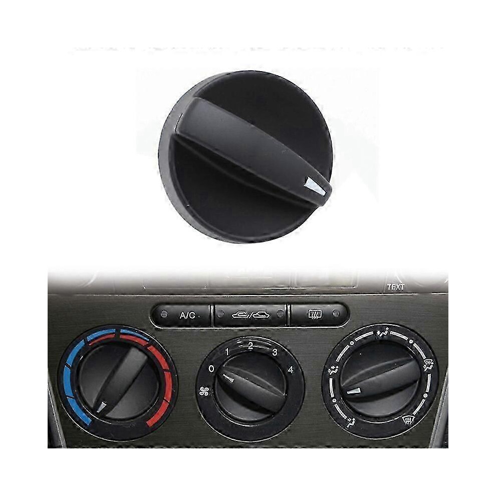 Kikidex (As Show, One Size) 3Pcs Car A/C Heater Climate Control Switch Knobs Dials Cover Compatible With 2006-2008 6 Gv2w-61-195 Gv3a-61-195