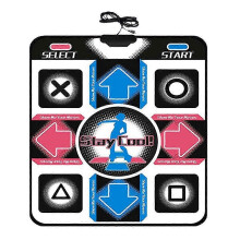 (As show, One size) USB Wired Dance Mats 11Keys Dancing Game Step Pad