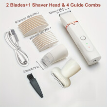 Bikini Trimmer Pour Les Femmes - 3 En 1 Électrique Rasoir De Cheveux Pubiens Trimmer Du Corps Indolore, USB Rechargeable