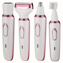 Rasoir Électrique 4 En 1, Lame En Acier Inoxydable, Batterie De Nickel Rechargeable, Charge USB, Coupe-bikini Complète